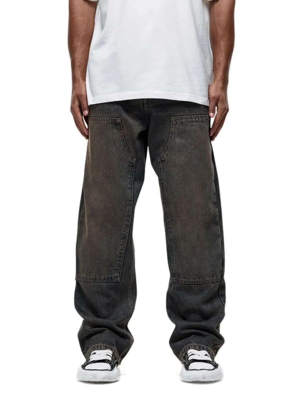 Джинсы карго свободного кроя Traipes Blue Washed Baggy Denim Good For Nothing — синий