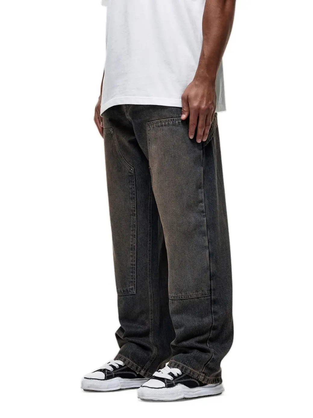 Джинсы карго свободного кроя Traipes Blue Washed Baggy Denim Good For Nothing — изображение 2 из 4, синий