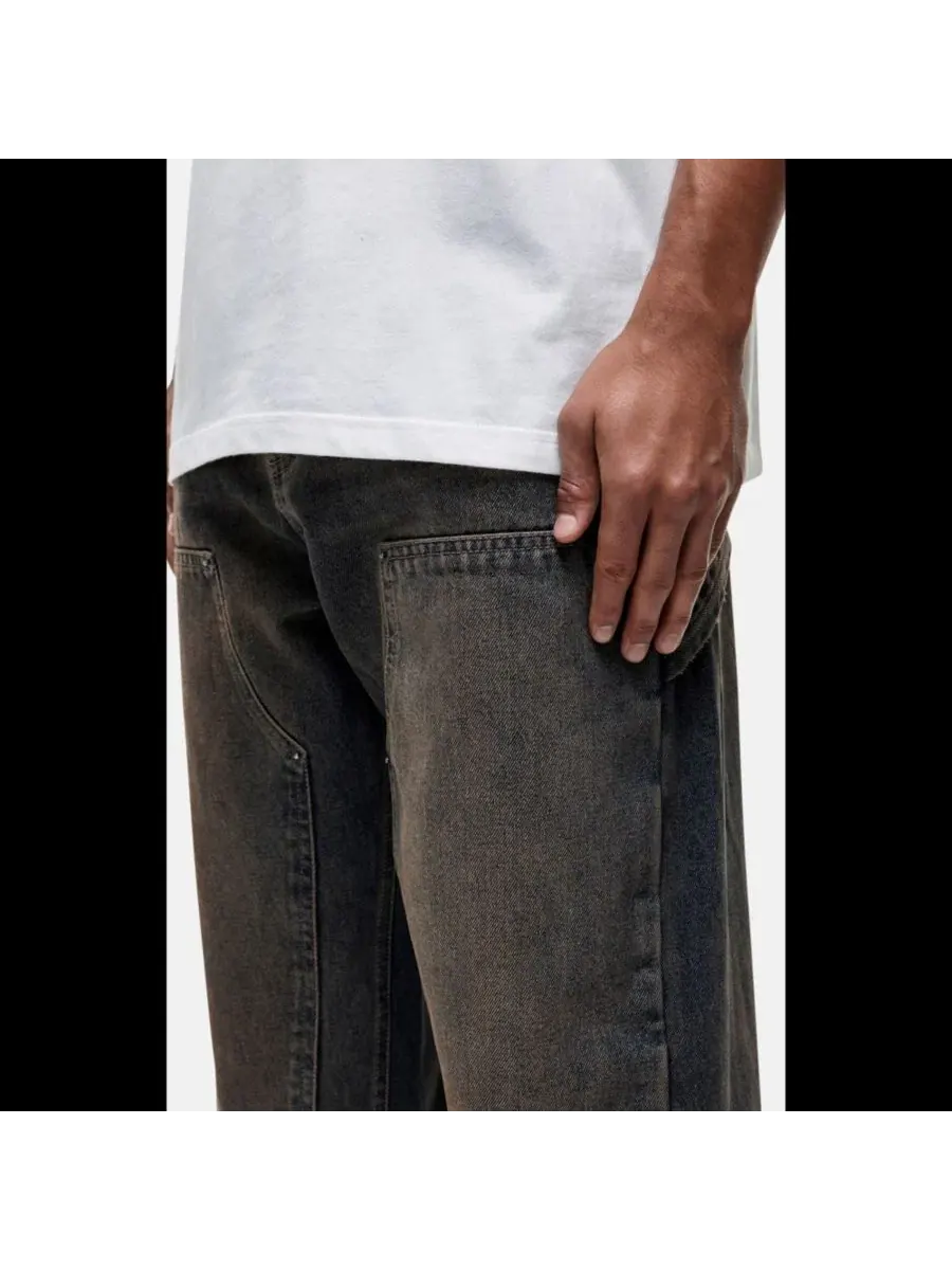 Джинсы карго свободного кроя Traipes Blue Washed Baggy Denim Good For Nothing — изображение 4 из 4, синий