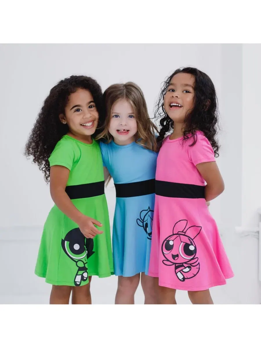 Платье-косплей The Powerpuff Girls Buttercup — изображение 2 из 4, зеленый