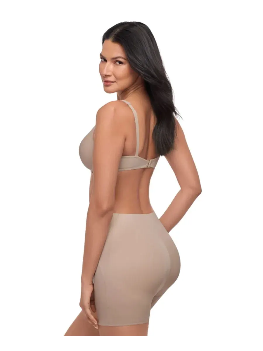 Шорты корректирующие с эффектом утяжки и встроенными подушечками Show Stopper Miraclesuit — изображение 2 из 6, бежевый