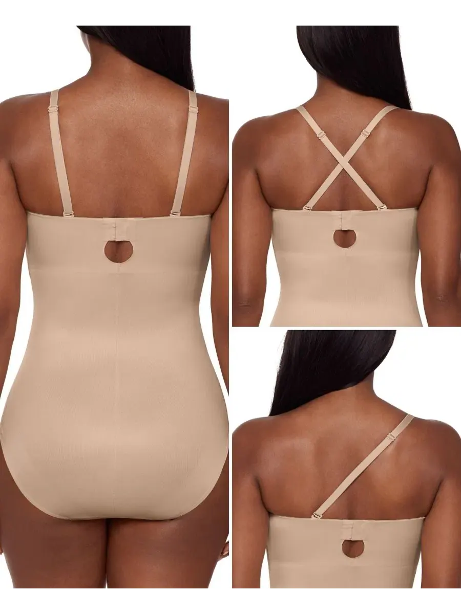 Шорты корректирующие с эффектом утяжки и встроенными подушечками Show Stopper Miraclesuit — изображение 6 из 6, бежевый