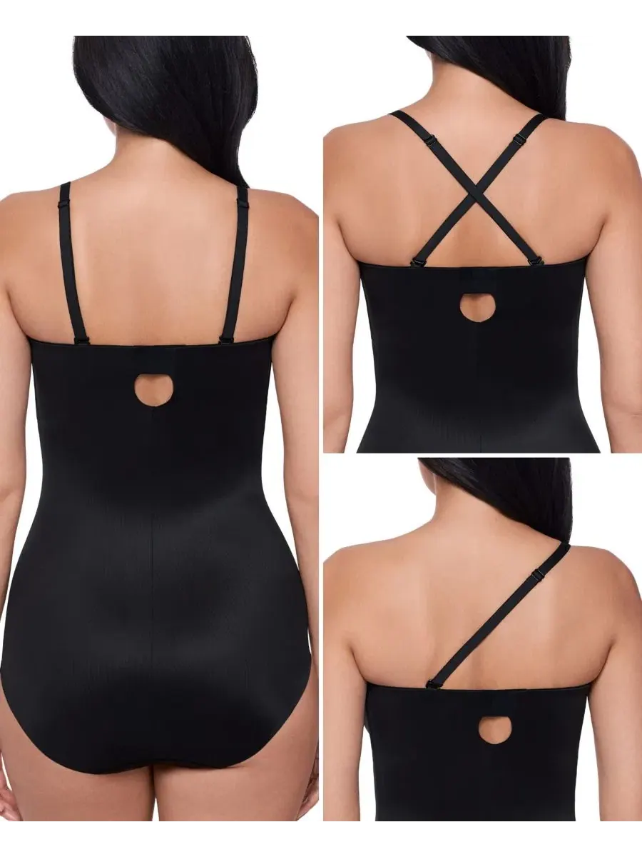 Утягивающие шорты с эффектом коррекции фигуры, средней длины, Show Stopper Miraclesuit — изображение 7 из 7, черный
