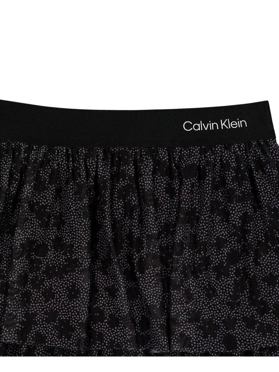 Юбка с ярусной отделкой Calvin Klein — 4