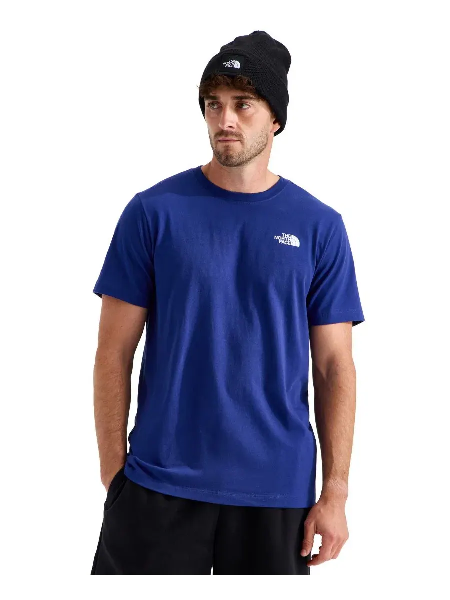 Футболка с графическим принтом Half Dome Photo The North Face — изображение 2 из 5, синий