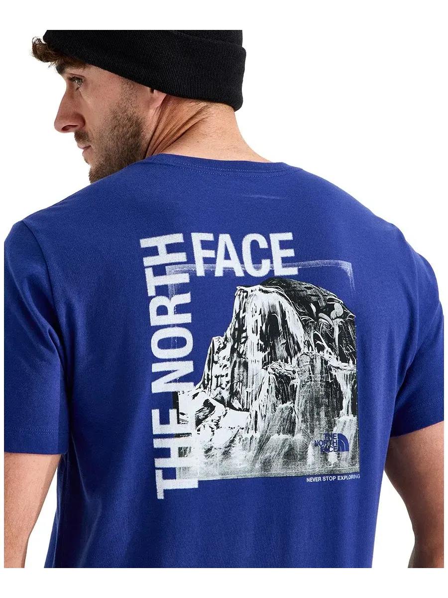 Футболка с графическим принтом Half Dome Photo The North Face — изображение 3 из 5, синий