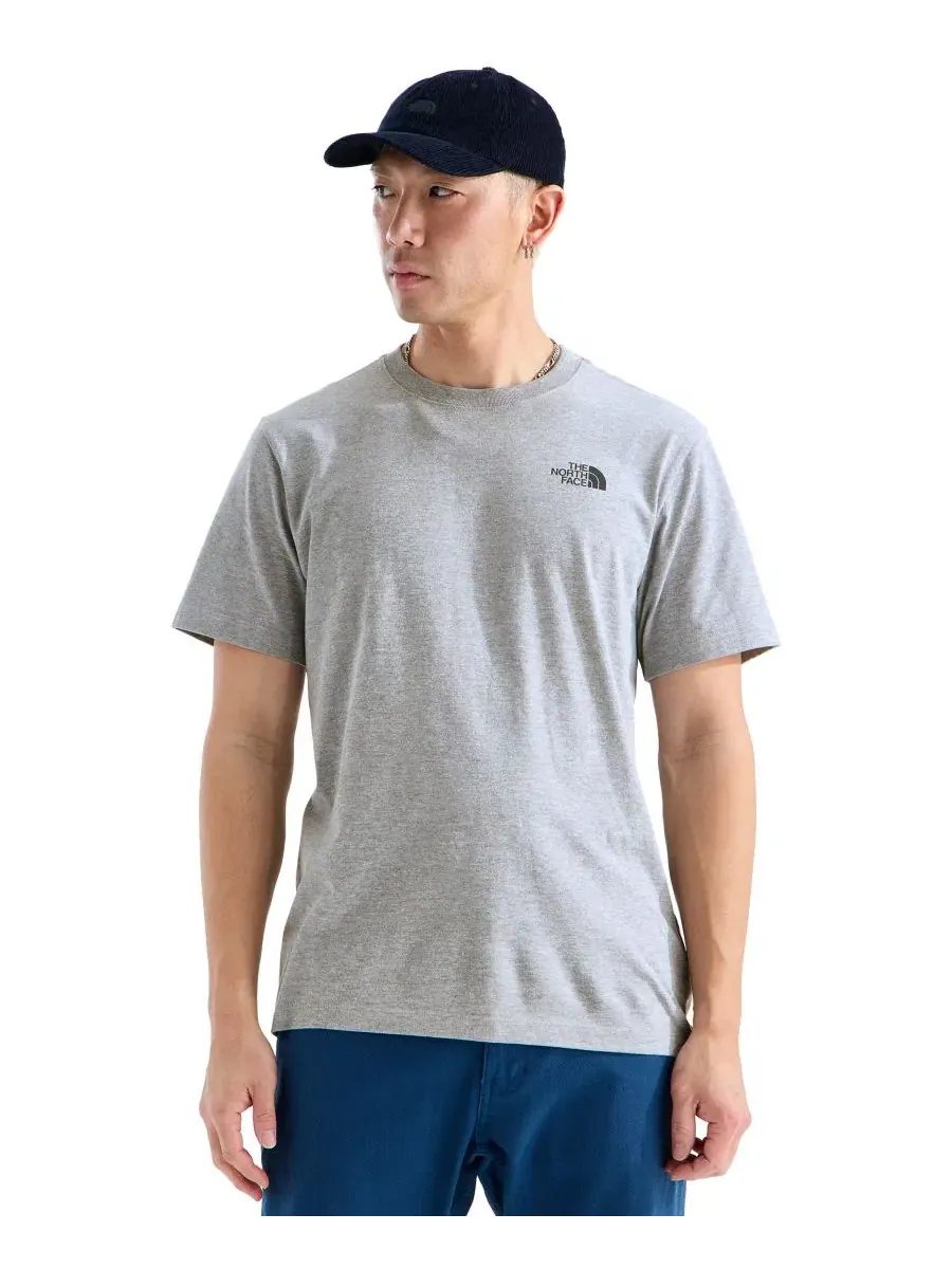 Футболка с графическим принтом Half Dome Photo The North Face — изображение 4 из 5, синий
