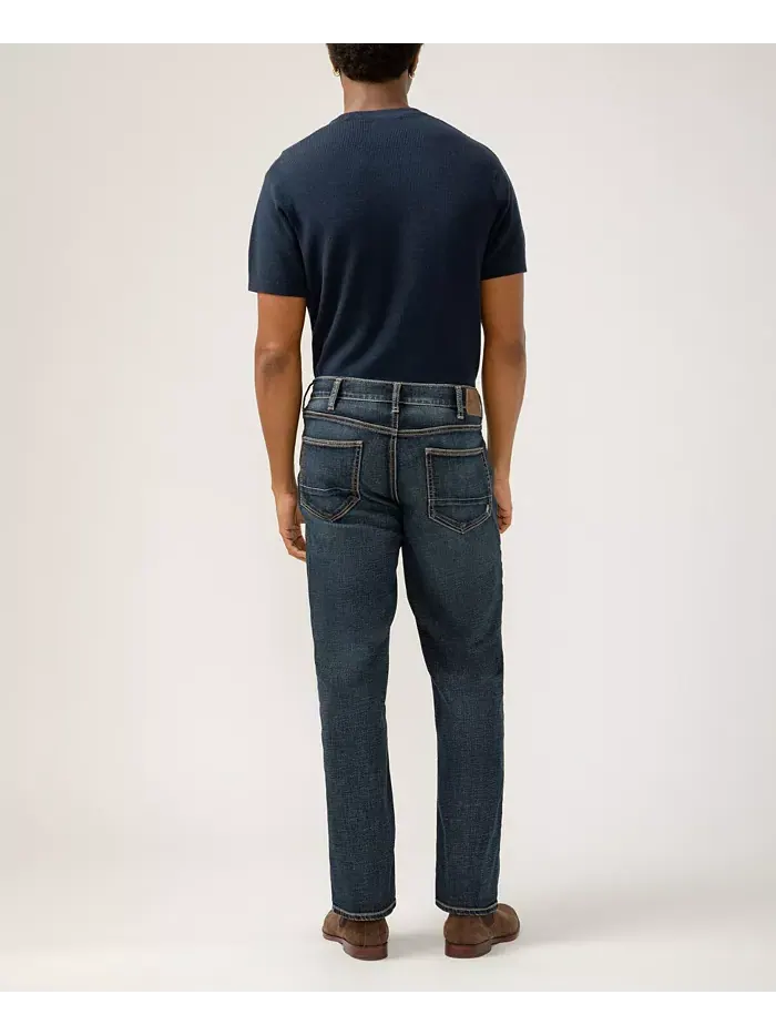 Грейсон Классик Фит Прямые Люкс Херитидж Джинсы Silver Jeans Co. — изображение 4 из 6, синий