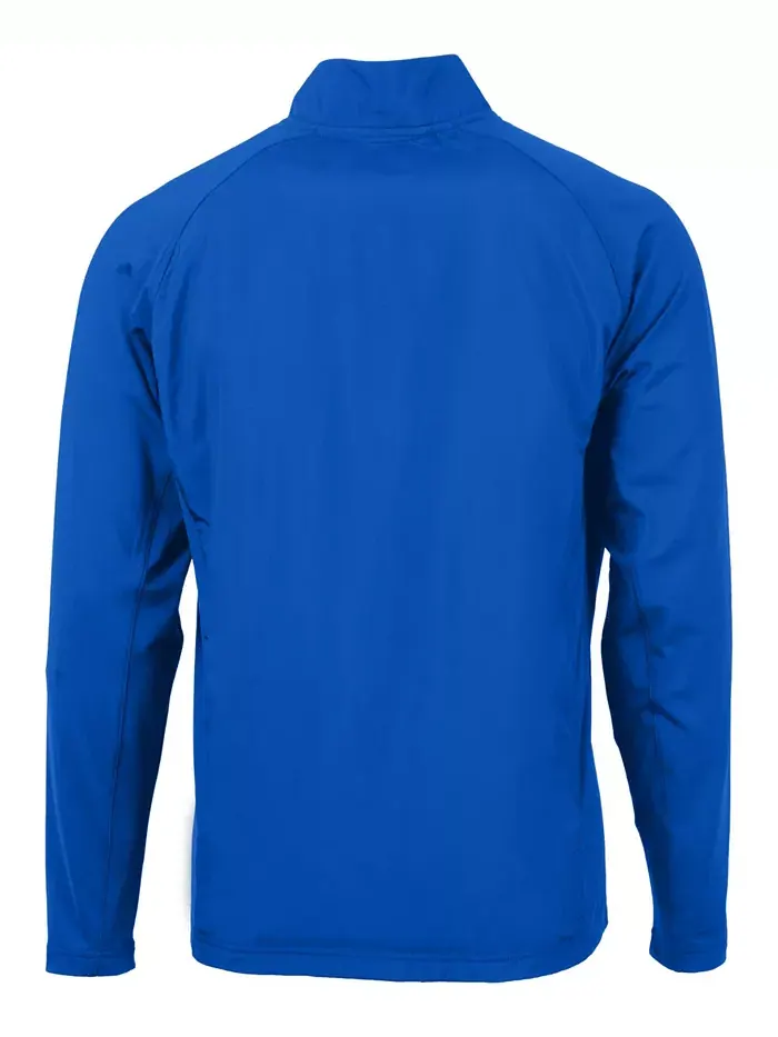 Мужская куртка на молнии Adapt Eco Knit Hybrid Recycled Cutter & Buck — изображение 2 из 3, синий