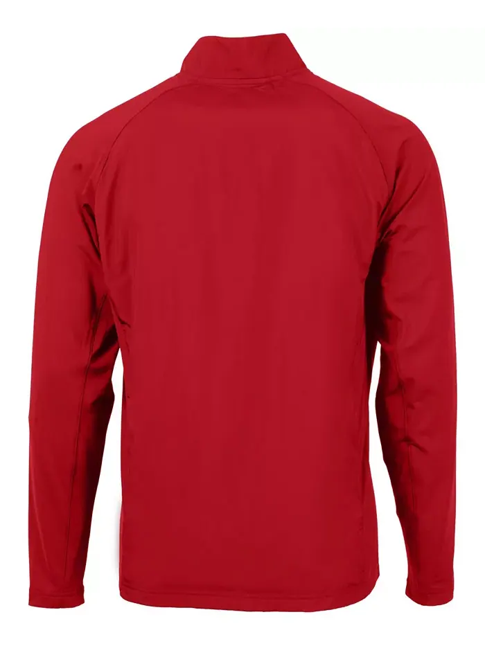 Мужская куртка на молнии Adapt Eco Knit Hybrid Recycled Cutter & Buck — изображение 2 из 3, красный