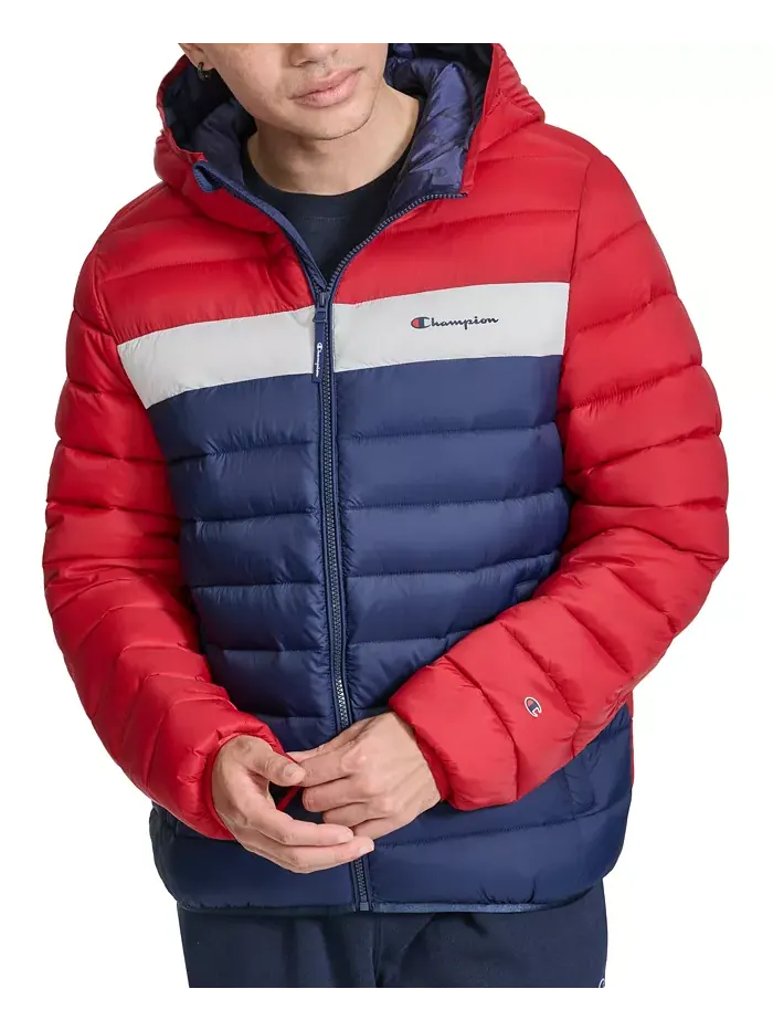 Мужская утепленная куртка с капюшоном Performance Quilted Hooded Jacket Champion
