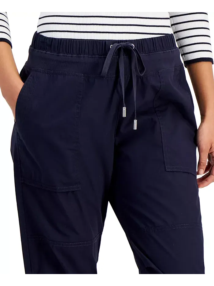 Женские хлопковые брюки с отворотами Utility Nautica Jeans — изображение 4 из 6, ночное небо