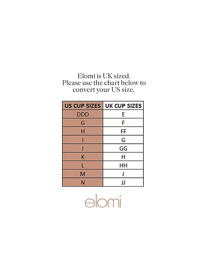 Бюстгальтер с гладкой чашкой на косточках без поролона EL4301 Plus Size Elomi — изображение 3 из 3, сахарный
