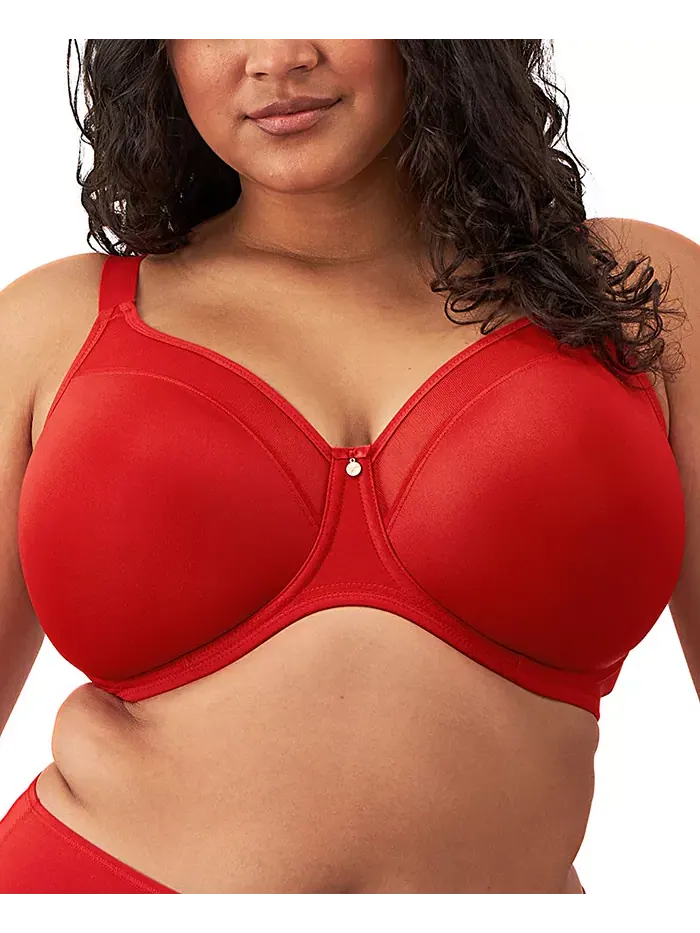 Бюстгальтер с гладкой чашкой на косточках без поролона EL4301 Plus Size Elomi — изображение 1 из 2, красный