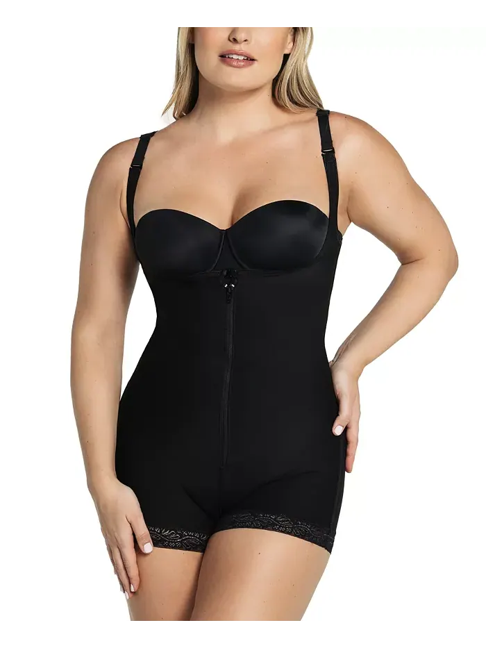 Женские утягивающие шорты-боксеры Firm Compression BoyShorts Leonisa — изображение 1 из 3, черный