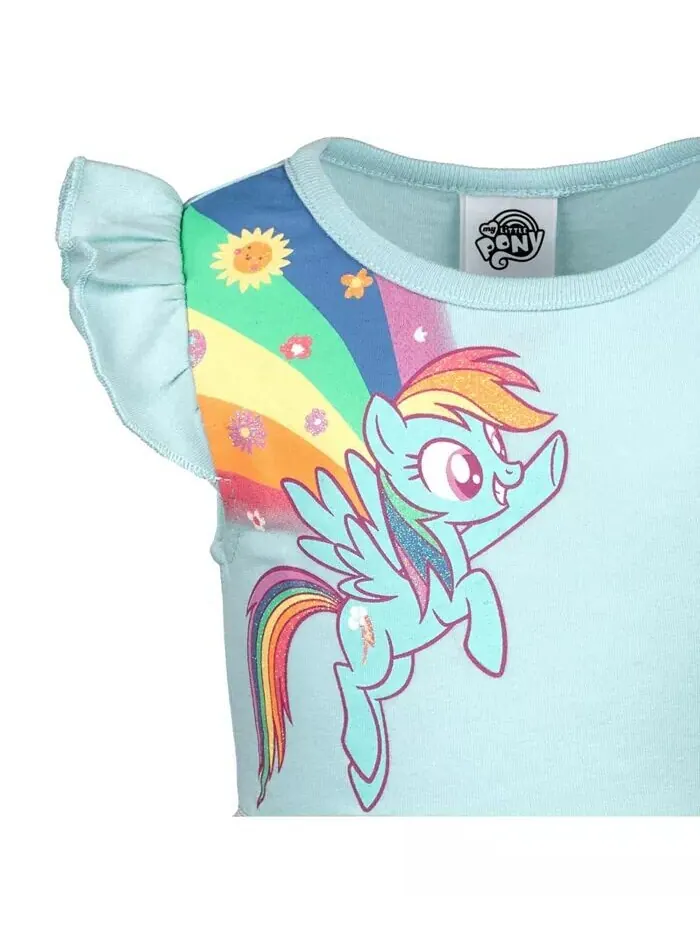 Платье для девочек Pinkie Pie Rainbow Dash от малыша до большого ребенка My Little Pony — изображение 4 из 5, синий
