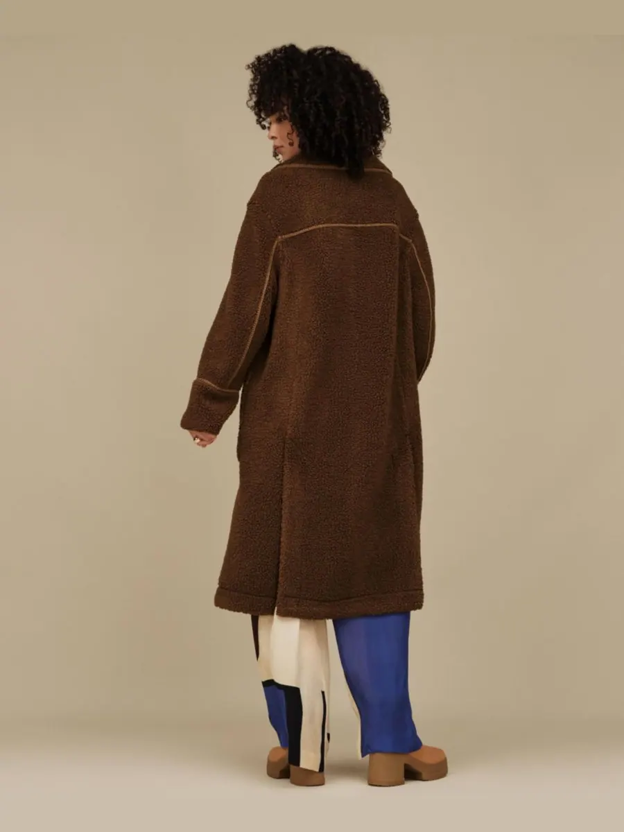 Женская куртка UGG Sema Fluff UGG — изображение 7 из 7, коричневый