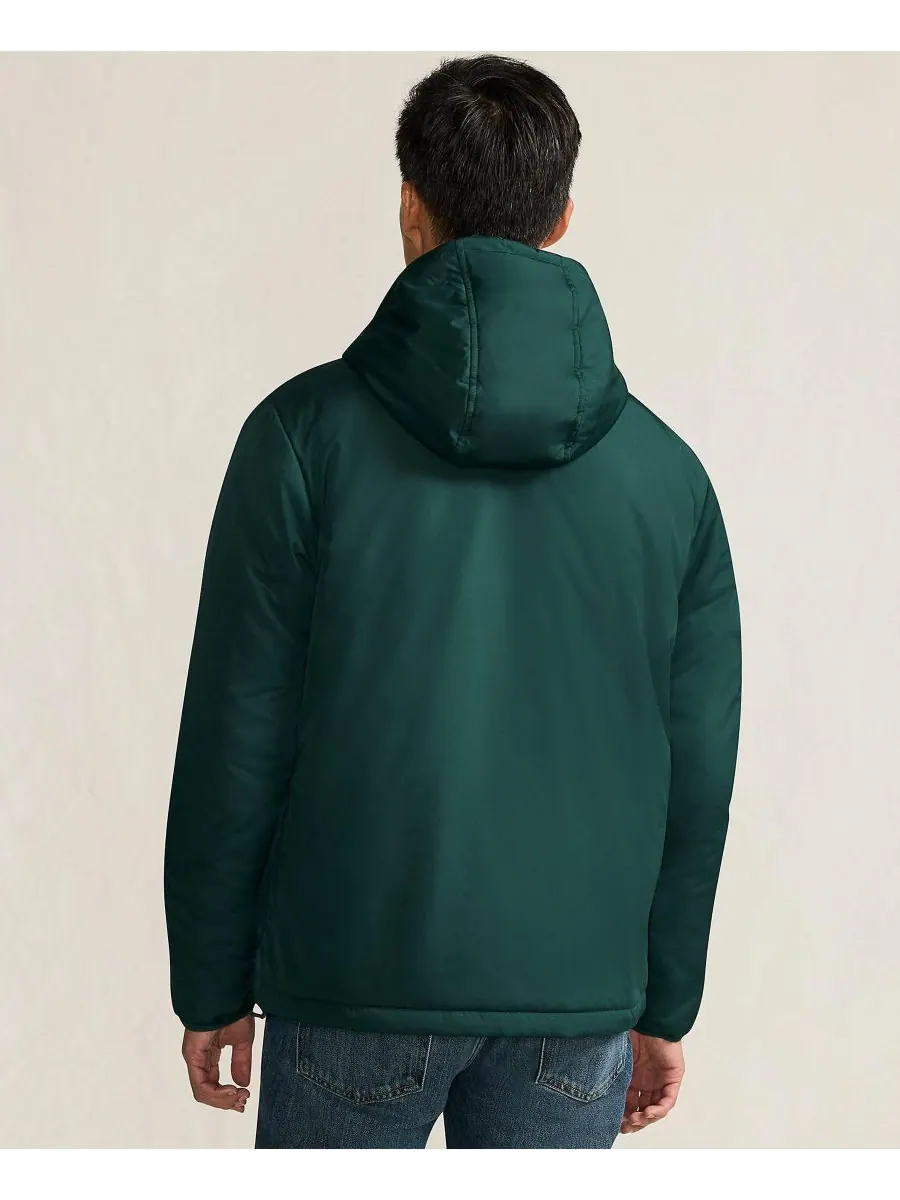 Мужская утепленная куртка с капюшоном FeatherFree Lands' End, Deep pine — изображение 2 из 4