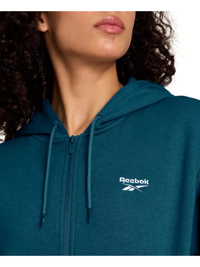Женский свитшот с длинными рукавами Reebok — изображение 3 из 10, зеленый