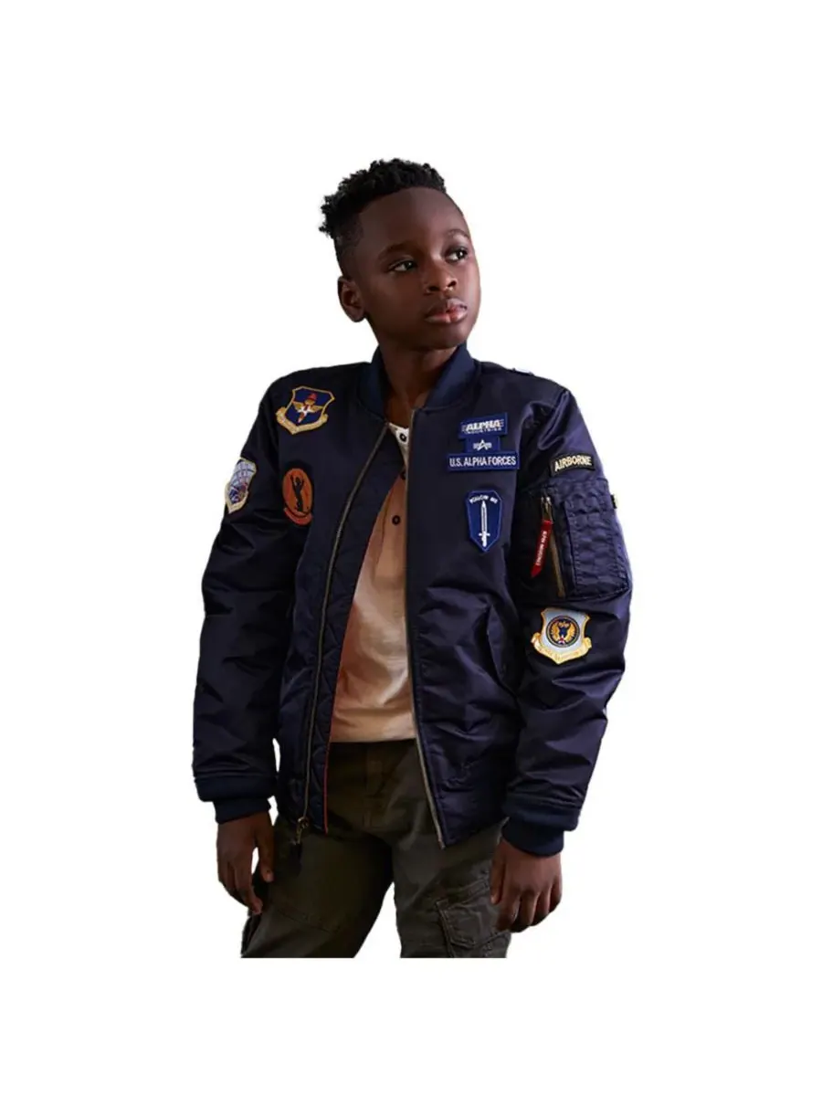 Молодежная эскадрилья Ма-1 Alpha Industries — синий
