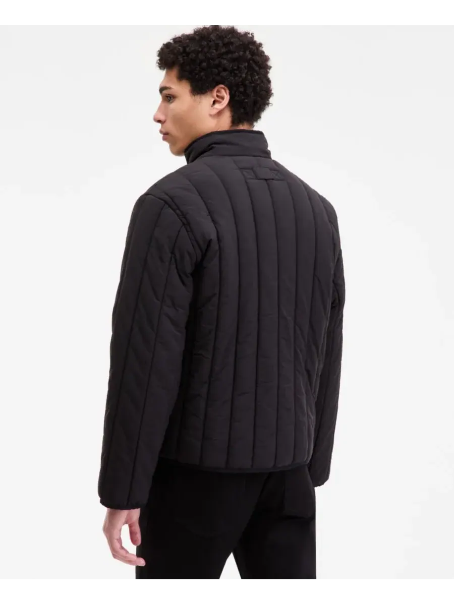 Мужская стеганая куртка Brenoto Hugo Boss — изображение 2 из 4, черный