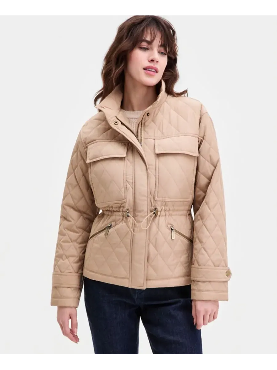 Женское короткое стеганое пальто Michael Kors