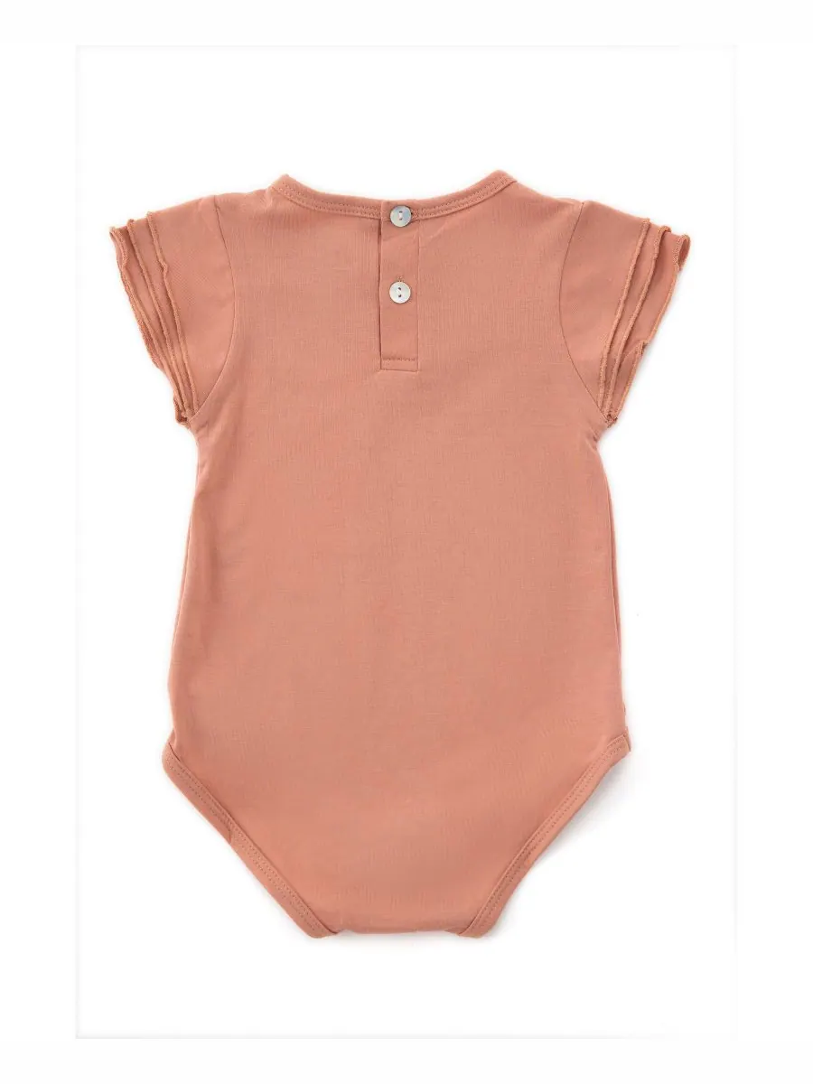 Комплект из двух предметов для девочек: боди и трусики Earth Baby Outfitters — изображение 2 из 3, розовый розовый