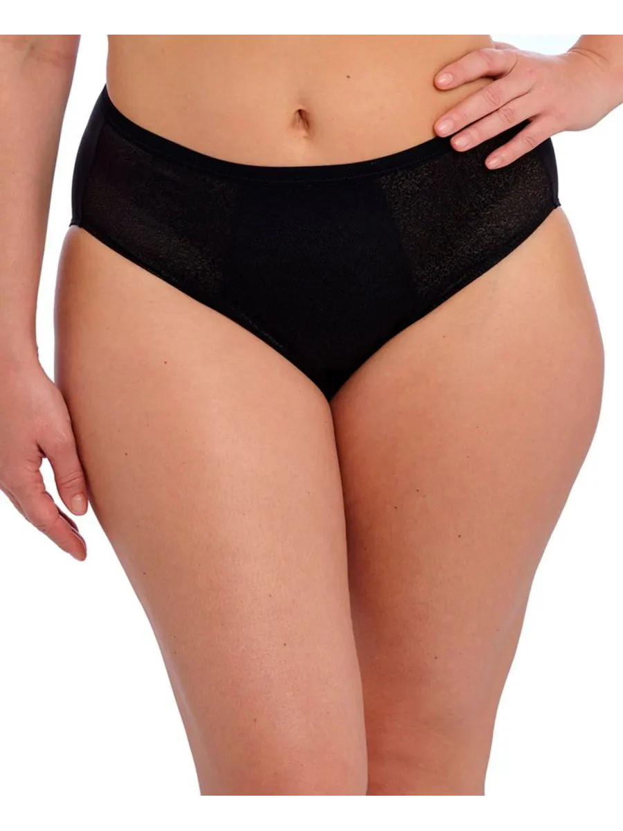 Женские скромные трусики-слипы Fantasie — черный