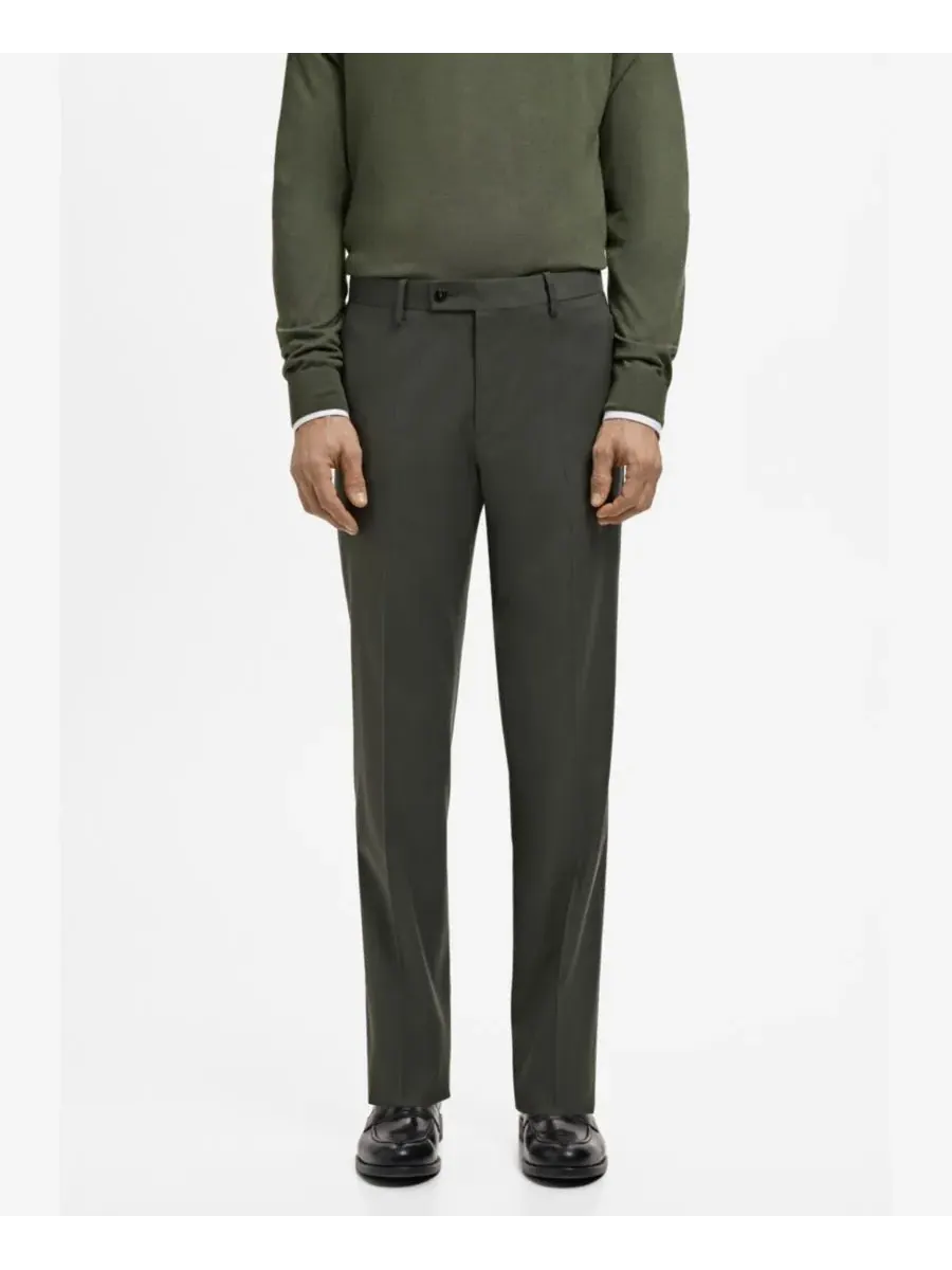 Мужские брюки от костюма Milan Slim-Fit MANGO