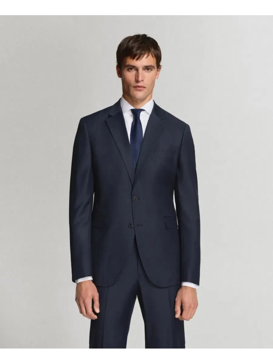 Пиджак из шерсти Turin Wool с лацканами MANGO