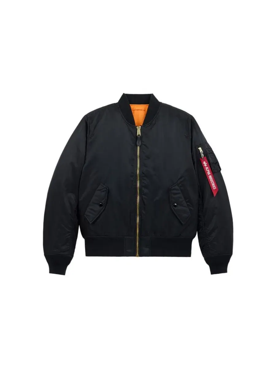 Бомбер MA-1 Slim Fit Alpha Industries — изображение 2 из 6, черный