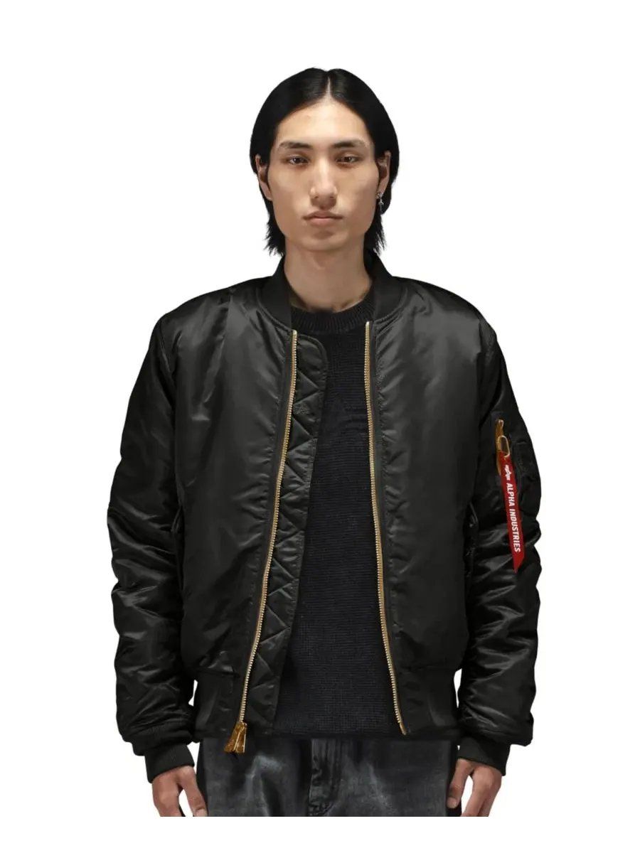 Бомбер MA-1 Slim Fit Alpha Industries — изображение 4 из 6, черный