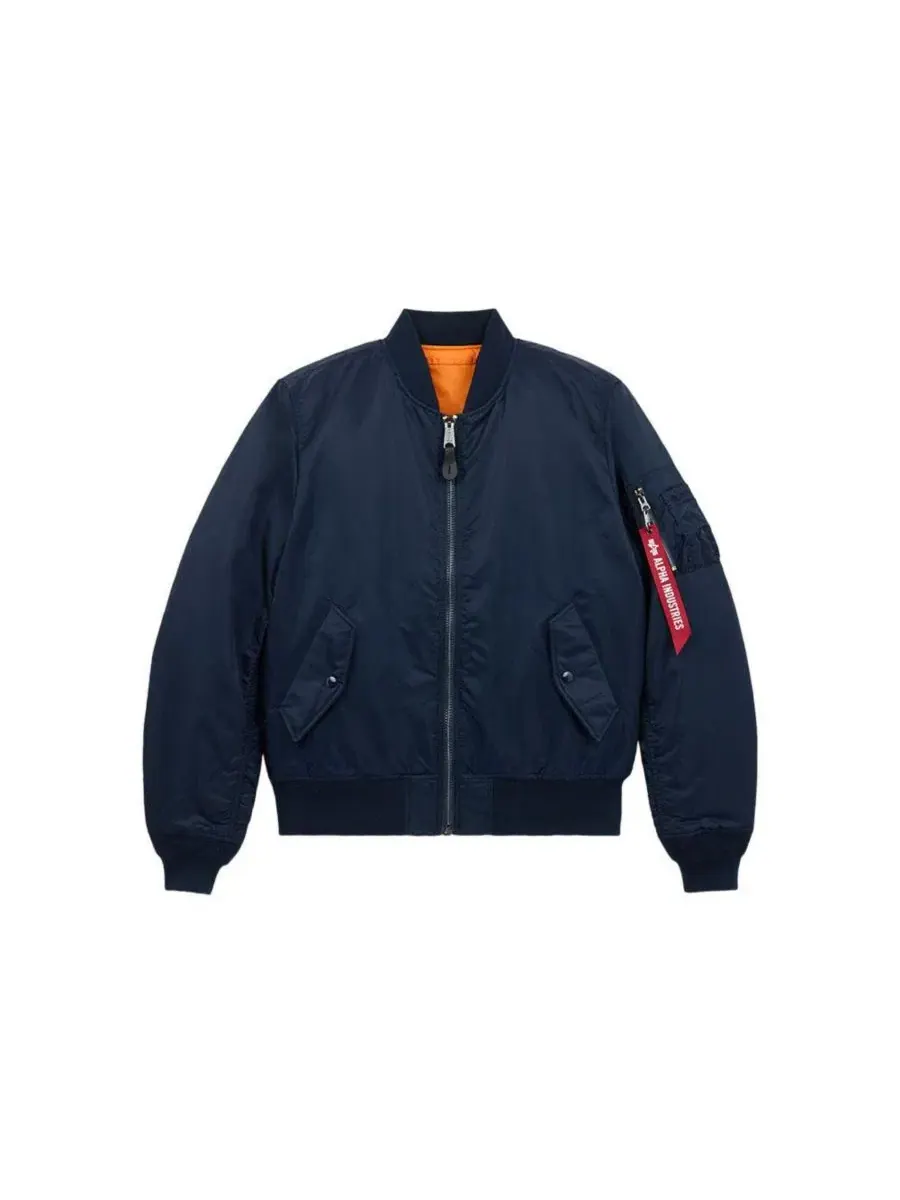 Куртка-бомбер MA-1 Slim Fit Alpha Industries — изображение 5 из 6, синий
