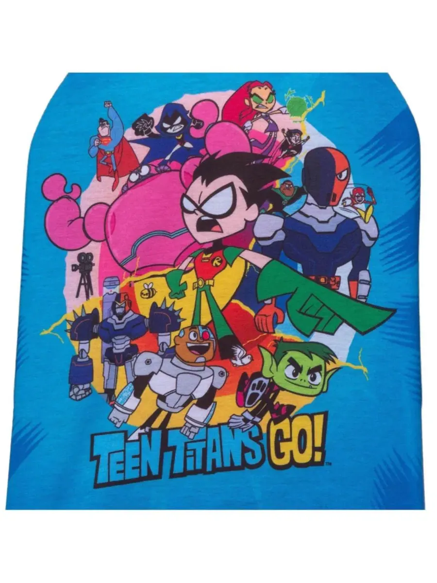 Комплект пижамы Teen Titans Go, с принтом, с длинным рукавом — изображение 3 из 3, белый