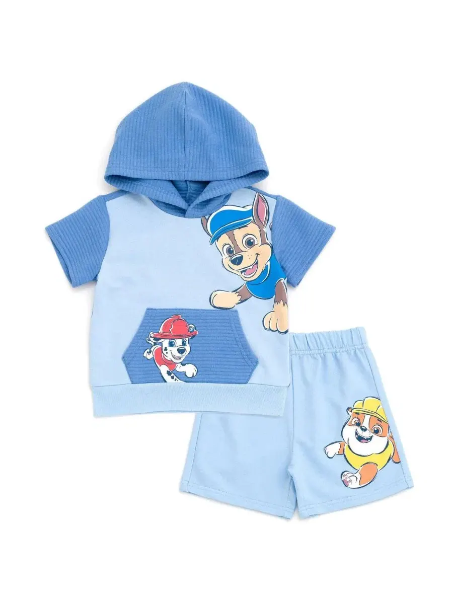Комплект из худи и шорт с принтом Paw Patrol