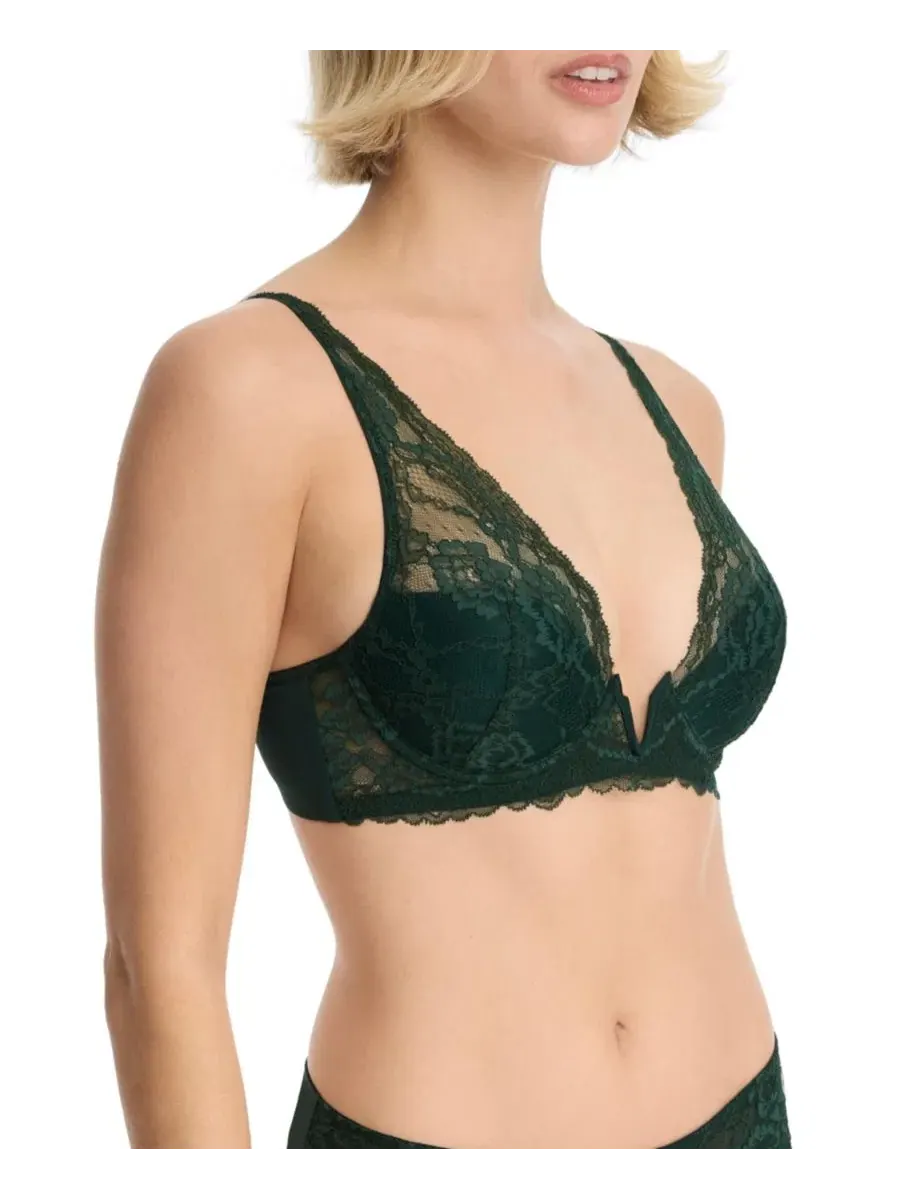 Бюстгальтер с глубоким декольте Minx Deep Plunge Lace Skarlett Blue — изображение 2 из 5, ель