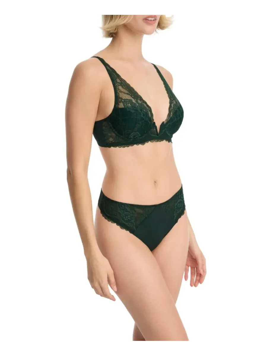 Бюстгальтер с глубоким декольте Minx Deep Plunge Lace Skarlett Blue — изображение 4 из 5, ель