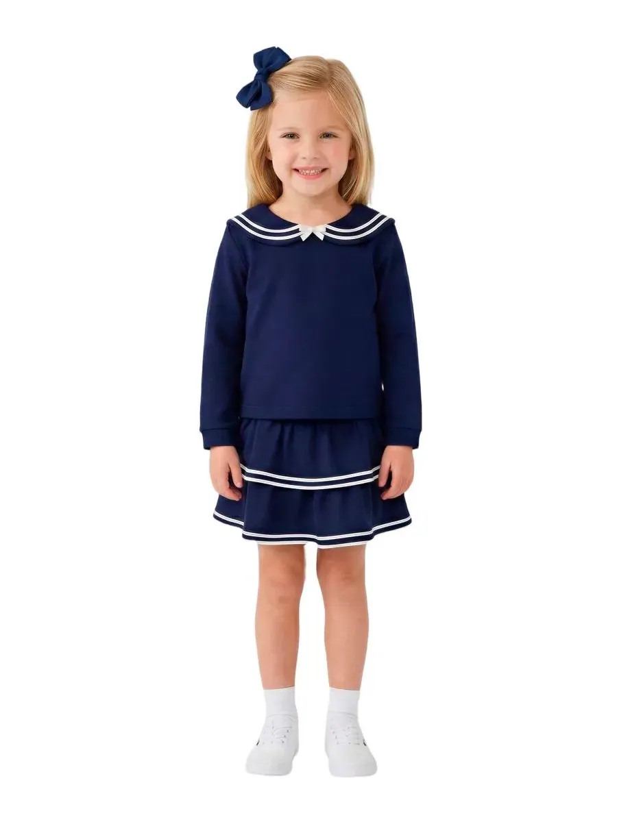Комплект из топа с длинным рукавом и шорт с заколкой для волос Sperry