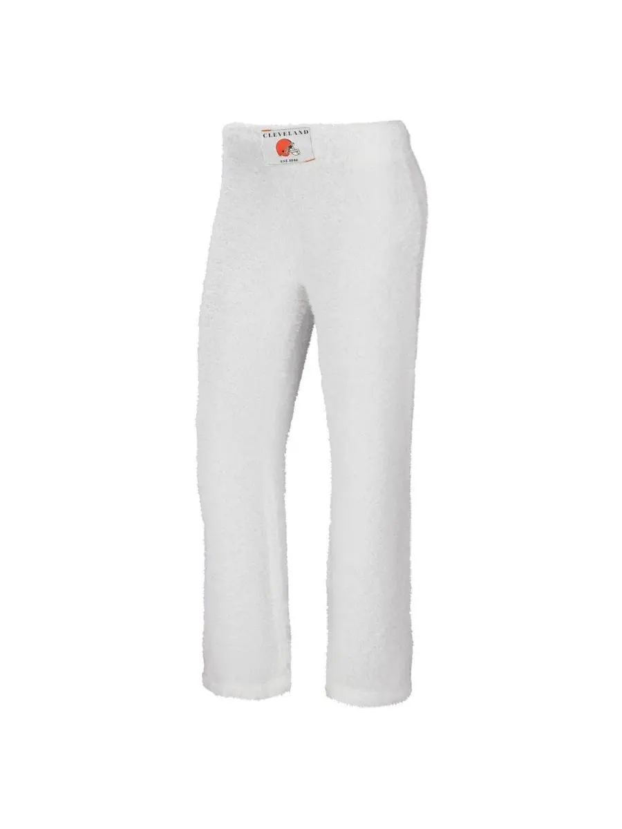 Комплект из топа и брюк с принтом Cleveland Browns WEAR by Erin Andrews — изображение 4 из 5, бежевый