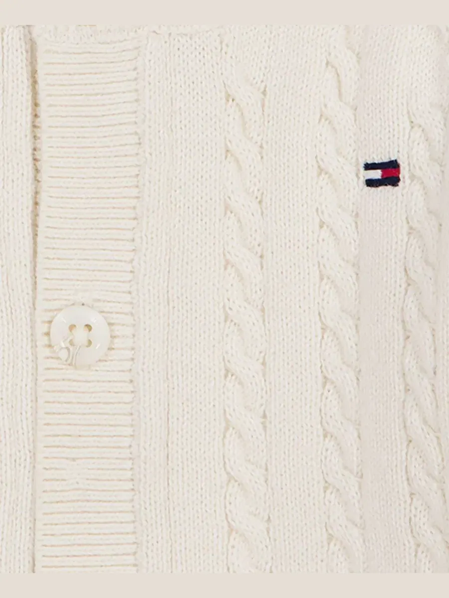 Комплект из 2 предметов: кардиган и брюки Tommy Hilfiger — изображение 3 из 5, бежевый