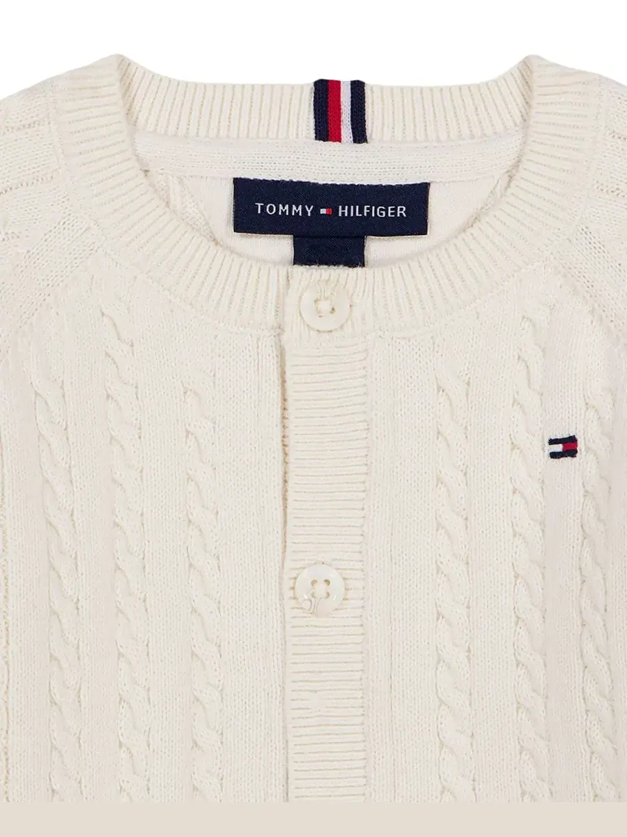 Комплект из 2 предметов: кардиган и брюки Tommy Hilfiger — изображение 5 из 5, бежевый