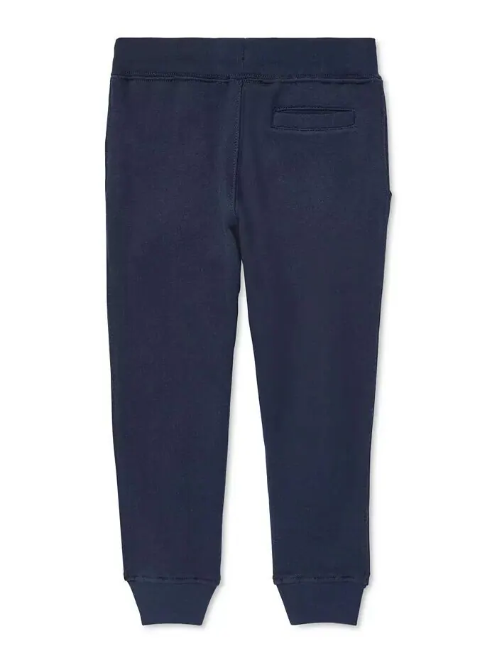Джоггеры из хлопкового флиса для малышей и маленьких мальчиков Polo Ralph Lauren — изображение 2 из 3, темно-синий