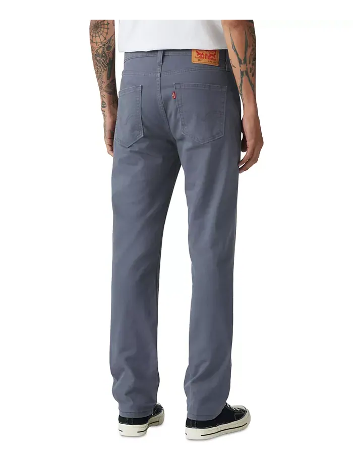 Мужские джинсы 514 Straight-Fit из мягкого твила Levi's — изображение 3 из 3, синий