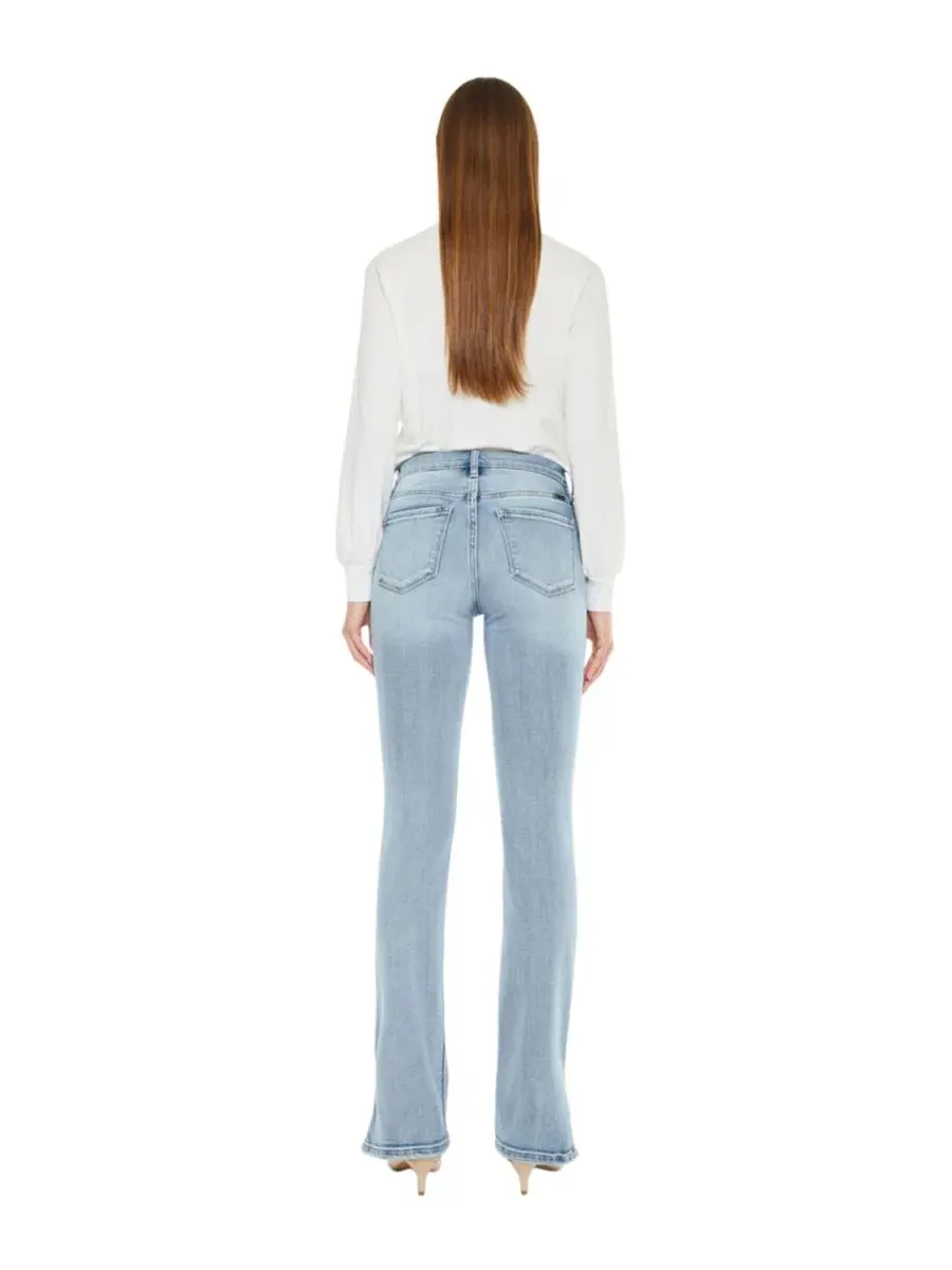 Джинсы клеш с разрезом Nadia Mid-Rise Y2K Bootcut KanCan — изображение 2 из 4, средняя отмывка
