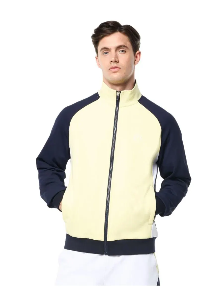 Куртка-олимпийка из пике с контрастными вставками Pagia Court Sergio Tacchini