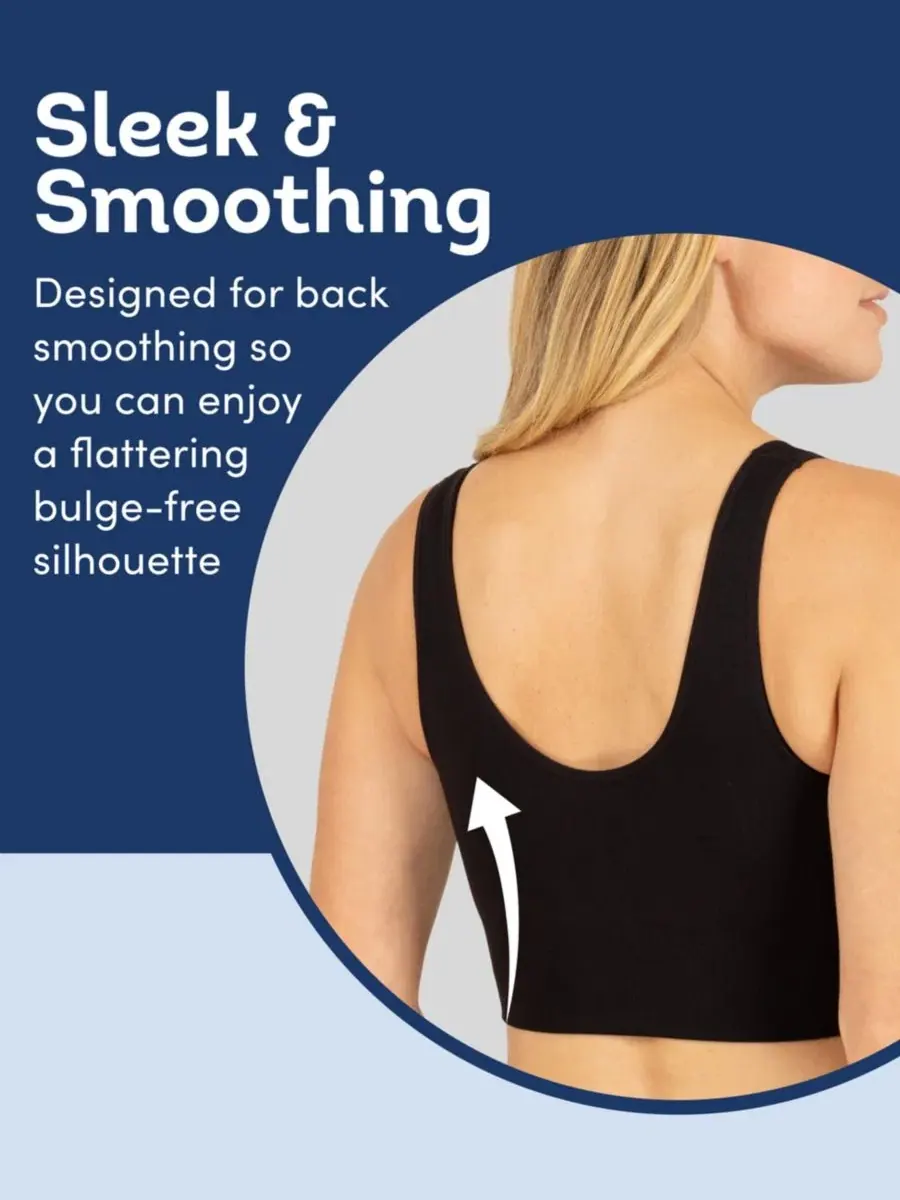 Комплект бюстгальтеров-бралетт с длинной линией 3 шт, модель 360 Stretch Seamless Comfort Longline — изображение 5 из 5