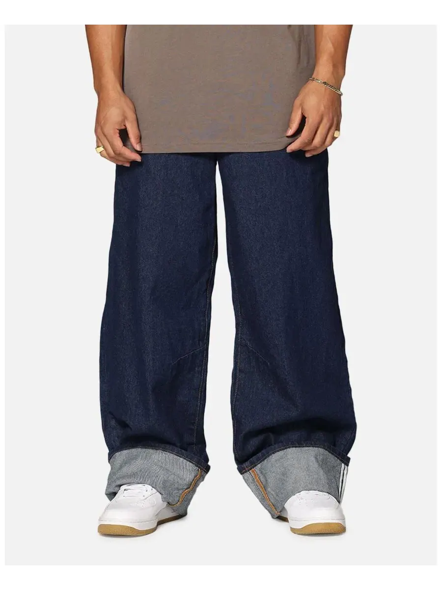 Мужские джинсы Amplus Selvedge с подворотами SAINT MORTA