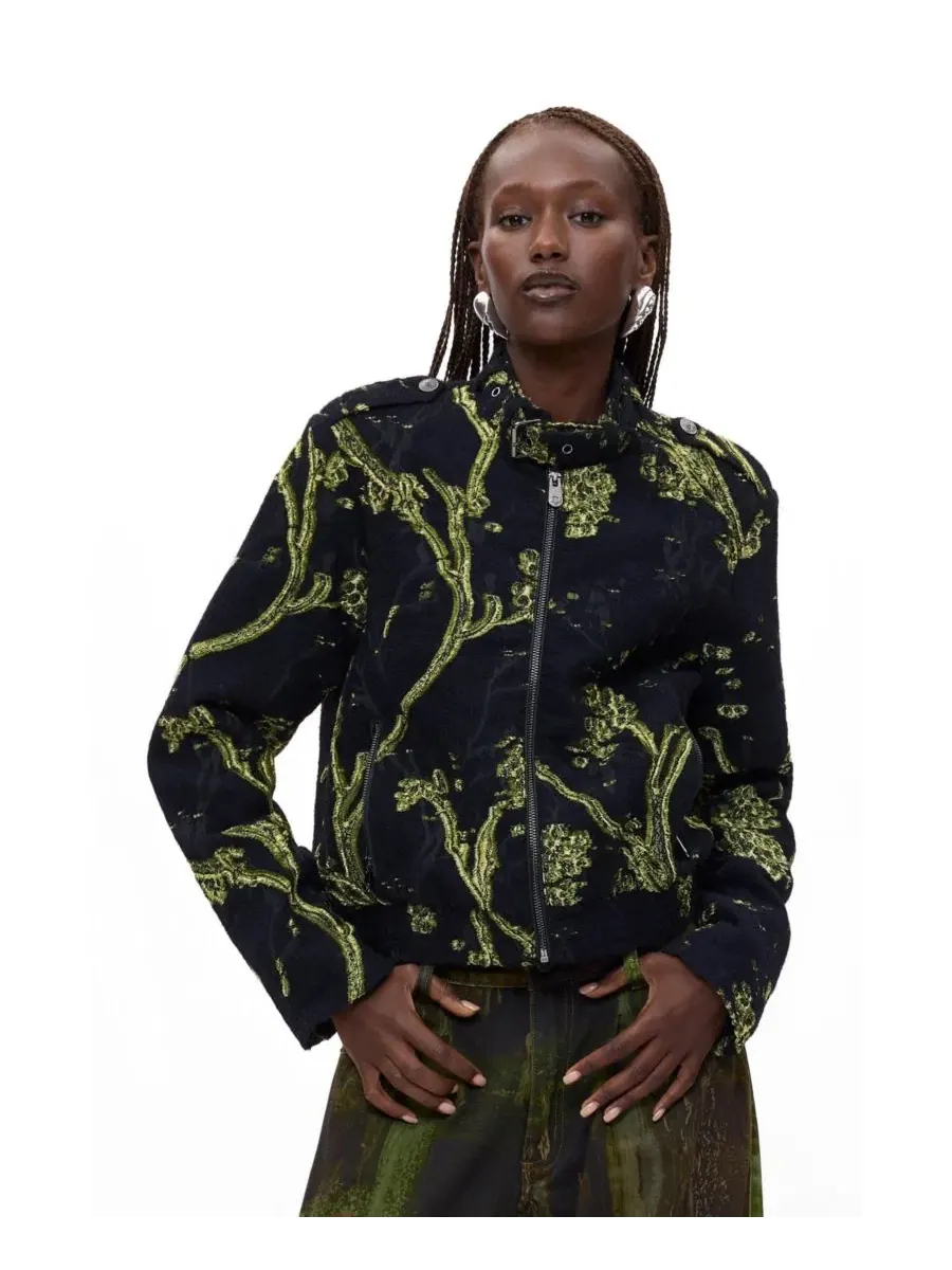 Куртка Desigual с флокированным принтом