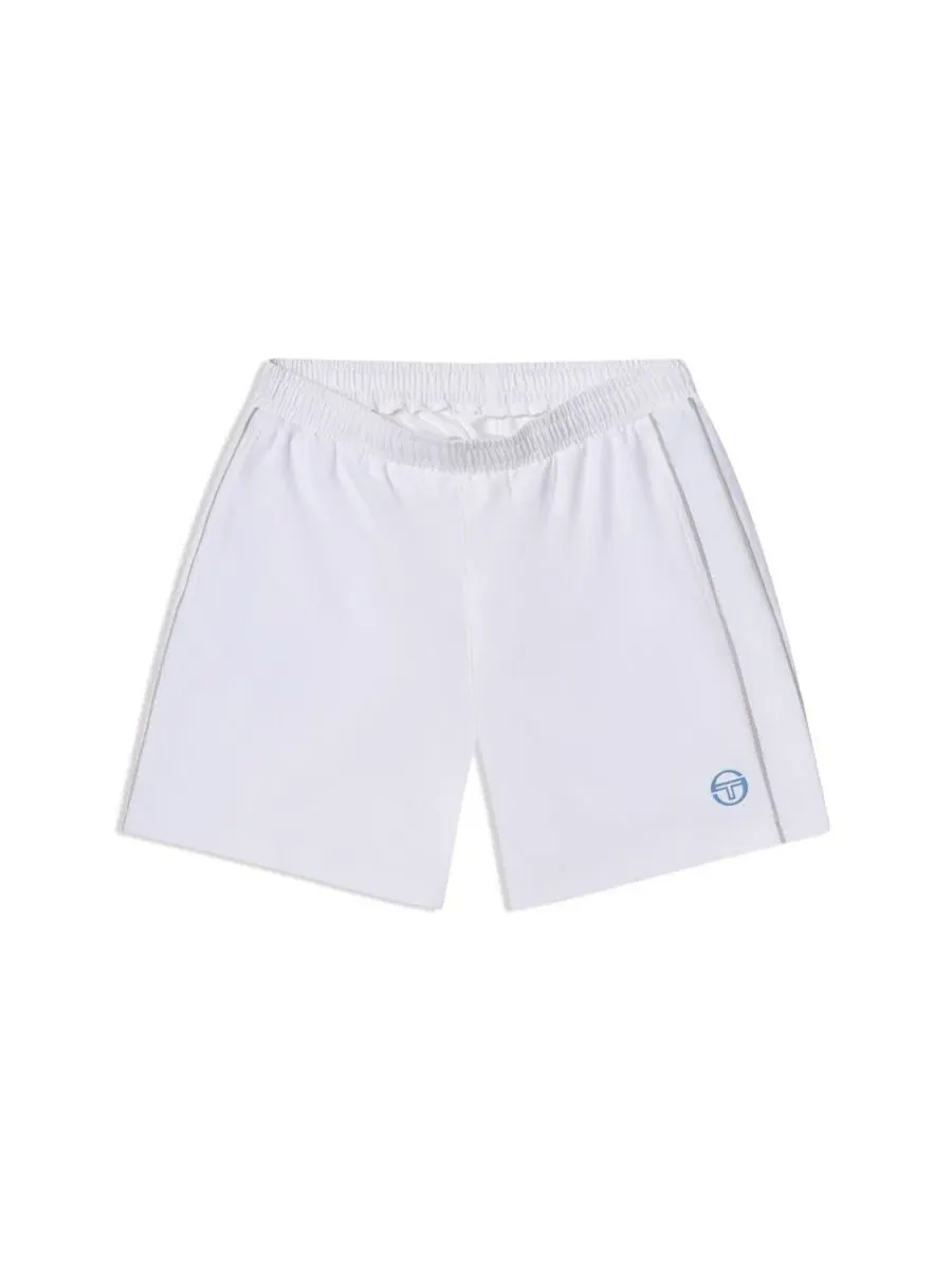 Шорты с монограммой и трубами Racchetto Short Sergio Tacchini — изображение 5 из 5, белый
