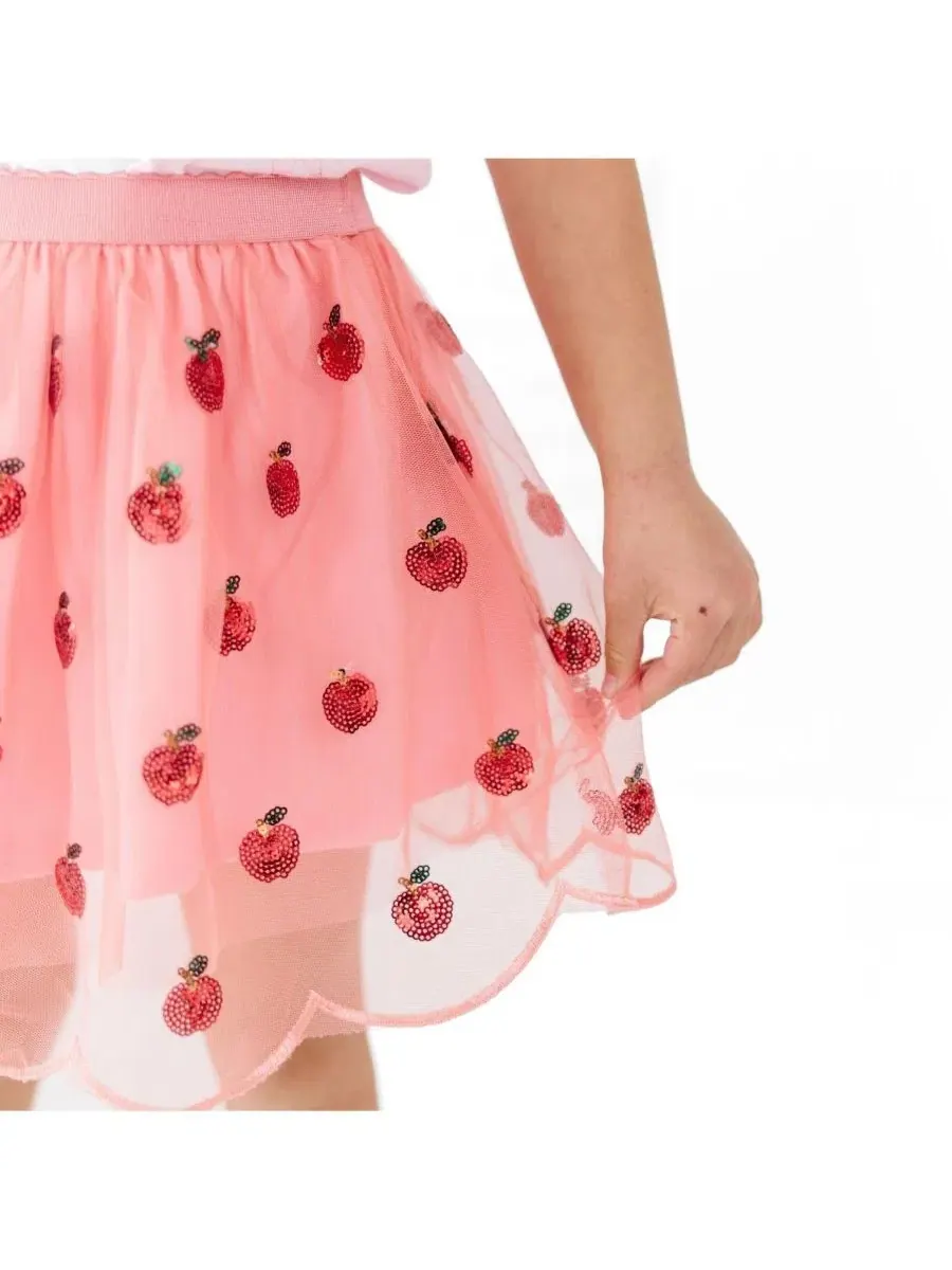 Юбка-пачка с пайетками и фестонами Apple Sequin Sweet Wink — 6